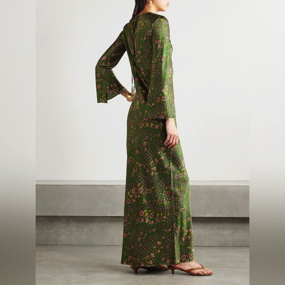 Veronica Beard Gemma floral silk-blend maxi dress - Picture 2 of 14